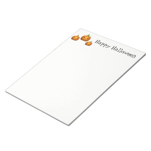 Citrouilles du Bloc-notes Halloween (Incliné)