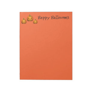 Citrouilles du Bloc-notes Halloween