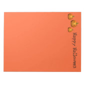 Citrouilles du Bloc-notes Halloween (Devant)