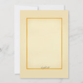 Citrouilles en Aquarelle Invitation (Dos)