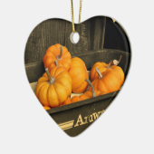 Citrouilles en ornement de sépia de chariot (Gauche)