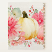 Citrouilles et fleurs d'automne (Dos)