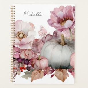 Citrouilles et fleurs d'automne