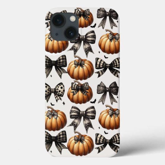 Citrouilles et vaches coque iphone - Halloween Fal (Verso)