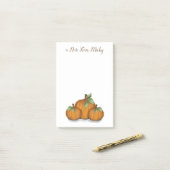 Citrouilles Peintes  Post-it Notes (Sur un bureau)