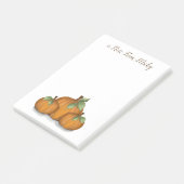 Citrouilles Peintes  Post-it Notes (Incliné)