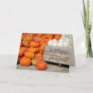 Citrouilles pour Thanksgiving Merci