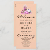 Citrouilles rose et blanc Automne Orange Programme (Devant / Derrière)