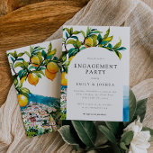 Citrus Amalfi Coast Verlovingsfeest Kaart
