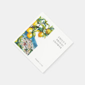 Citrus Amalfi Coast Vrijgezellenfeest Servet (Hoek)