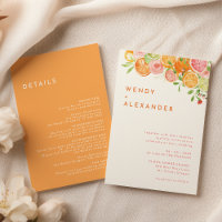 Citrus Aquarel Details All in One Trouwdag