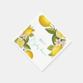 citrus Baby shower Servet (Hoek)