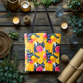 Citrus Berry Bliss Wellness Canvas tas