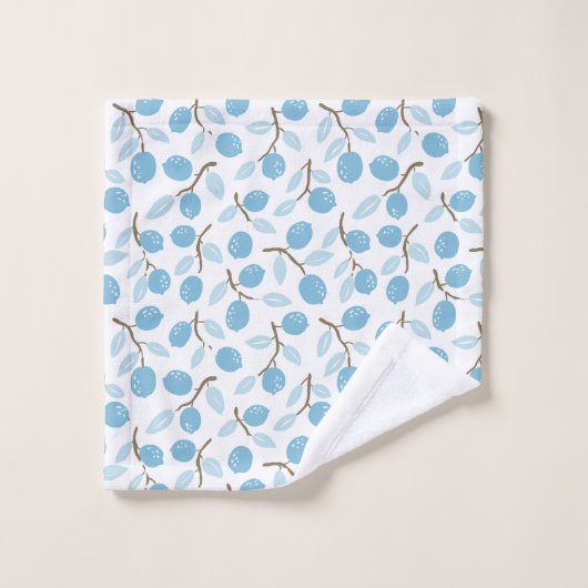 Citrus bleu Brown (Gant de toilette)