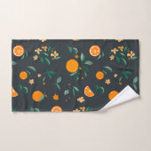 Citrus Bloom Sinaasappels & Foliage Botanische Bad Handdoek (Handdoek)
