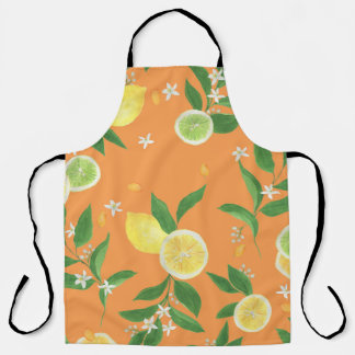 Citrus Bloom Waterverf Fabric Schort