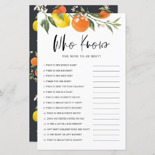 Citrus Botanical die het beste spelletje van mama 