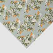  Citrus Botanical Tissue Paper Tissuepapier (Detail)