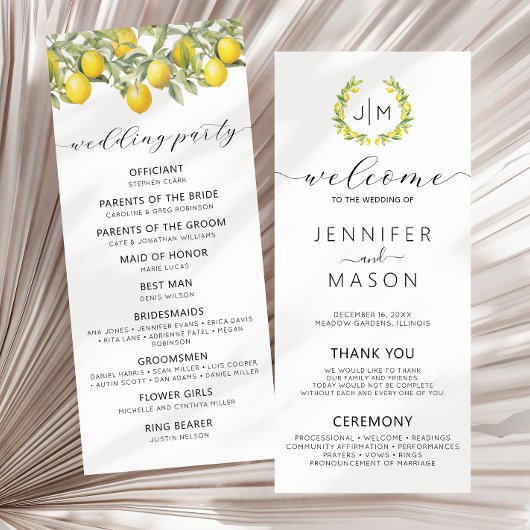 Citrus botanique Programmes de mariage dans le jar