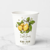 Citrus Botanisch Papieren Bekers (Achterkant)