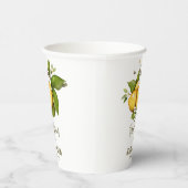 Citrus Botanisch Papieren Bekers (Rechts)