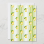 citrus bouquet baby shower Invitation (Dos)