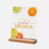 Citrus Bridal Brunch Lemon Orange Fête des mariées (Angle)