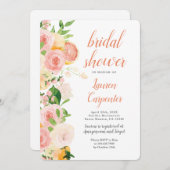 Citrus Bridal Shower-uitnodiging Kaart (Voorkant / Achterkant)