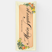 Citrus Bruidsfeest Banner (Verticaal)
