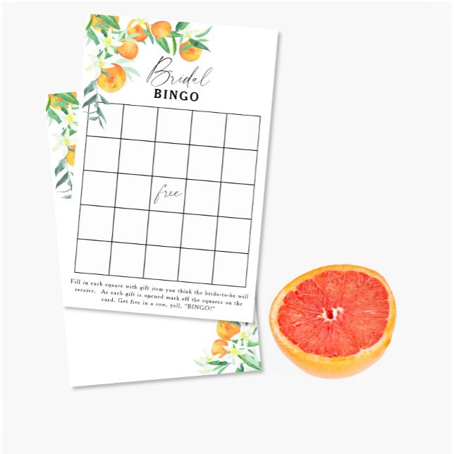 Citrus - Bruiloft bingo spel (Creator heeft geüpload)
