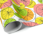 Citrus Cadeaupapier (Rol Hoek)