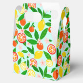 Citrus Celebration Lemons Oranges Bridal Shower Bedankdoosjes (Geopend)