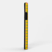 Citrus Circle Check 'Monogram' iPhone case (Achterkant/rechts)