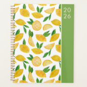 Citrus citroen patroon 2026 planner (Voorkant)