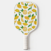 Citrus citroen patroon pickleball paddle (Voorkant)