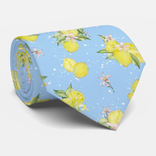 Citrus Citroen Patroon Stropdas