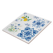 Citrus, citroenen, middellandse zee tegeltje (Zijkant)