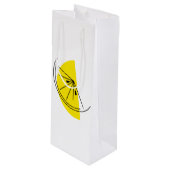 Citrus Citron cadeau sac vin (Devant Angle)
