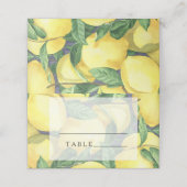 Citrus citron - Cartes de place (Extérieur déplié)