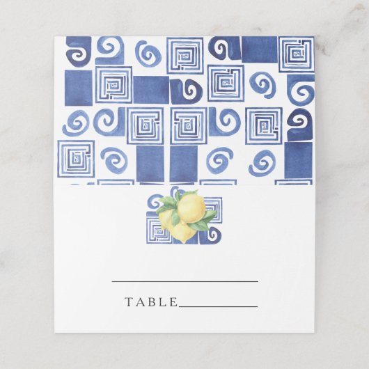 Citrus citron - Cartes mariages (Extérieur déplié)