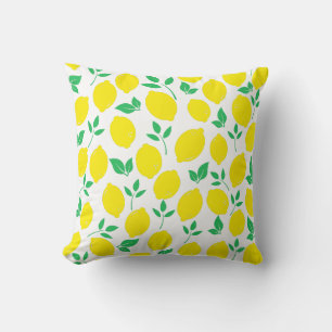 Citrus Citron Fruit Motif Oreiller