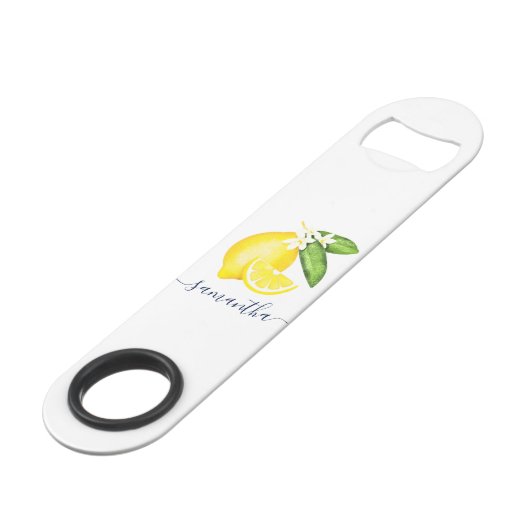 Citrus citron Monogramme blanc (Devant angulaire)