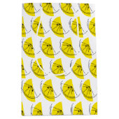 Citrus Citron Multi sac cadeau moyen (Devant)