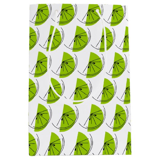 Citrus Citron Multi sac cadeau moyen (Devant)