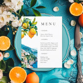 Citrus Citrus Amalfi Coast Menu Fête des mariées