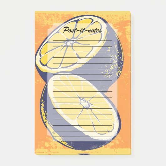 Citrus Citrus Chic Waterverf Post-it® Notes (Voorkant)
