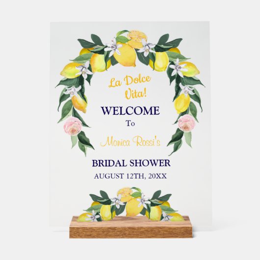 Citrus Citrus Citron Fête des mariées bleue (Recto)