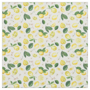 Citrus citrus fruits Summer Pattern Stof