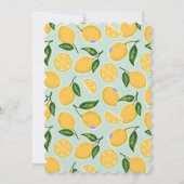 Citrus Citrus Squeeze Été Anniversaire Invitation (Dos)