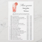 Citrus Cocktail Bridal shower Shoe game (Voorkant)